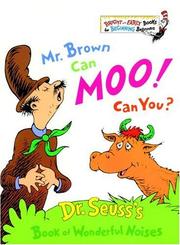 Mr Brown can moo! Can you? by Seuss (Book)