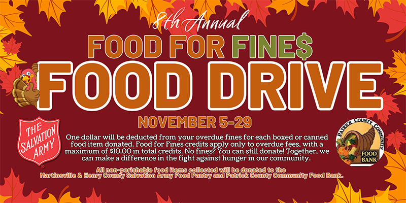 food for fines food drive